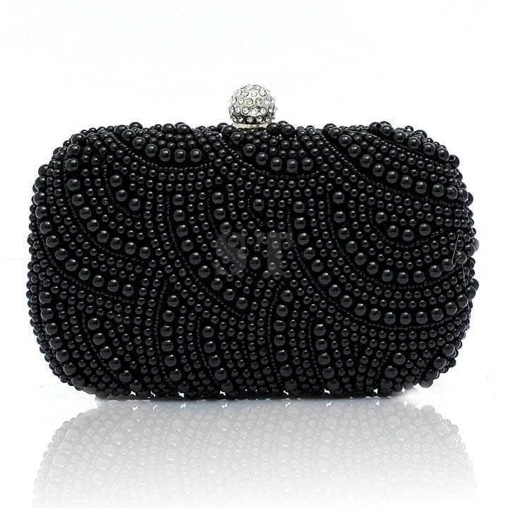 Aint Laurent Accessories Black Pearl Evening Purse - Multiple Colors