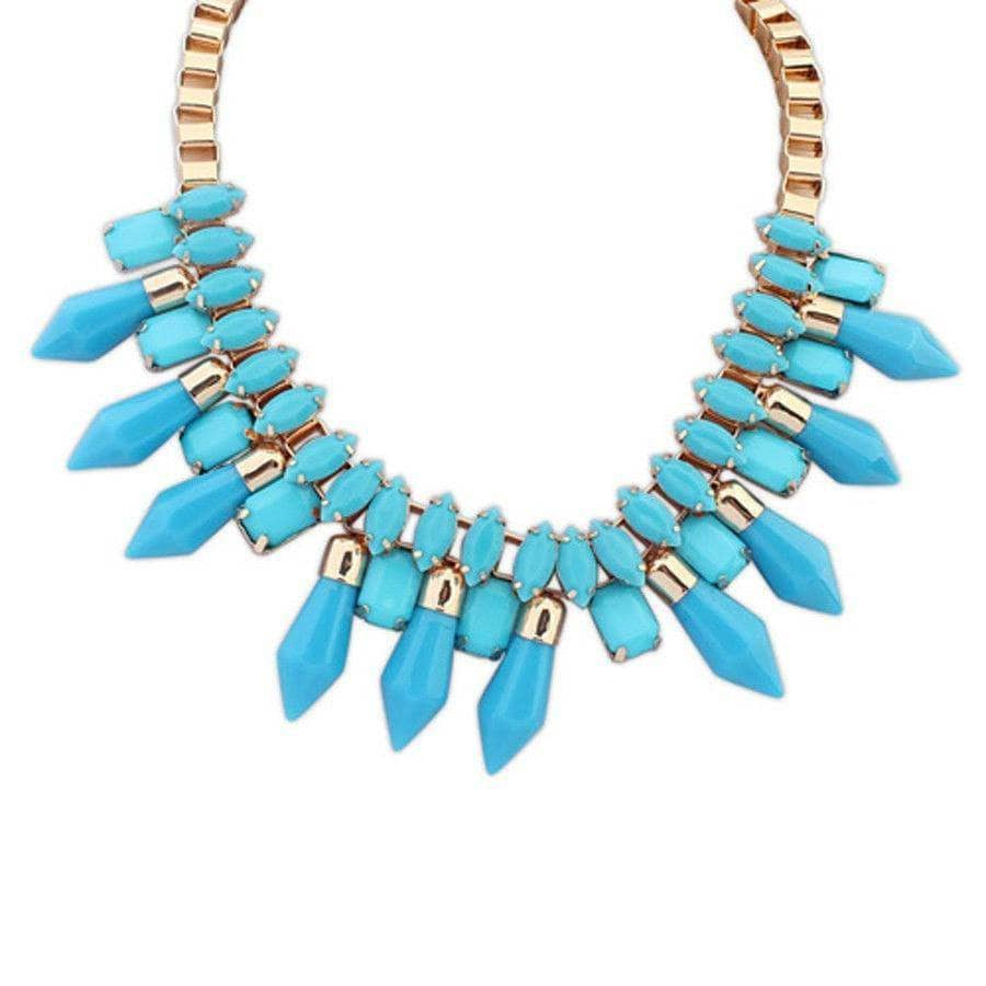 Aint Laurent Accessories Cyan Choker Necklace - Multiple Colors