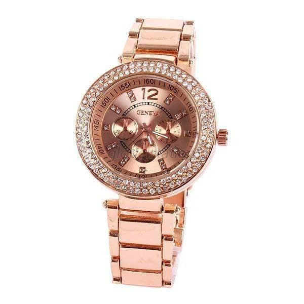 Aint Laurent Accessories MistyRose Rhinestone Wristwatch - Multiple Colors