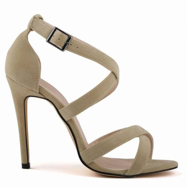 Jimmy Hoo Accessories Beige Criss Cross Sandals - Multiple Colors