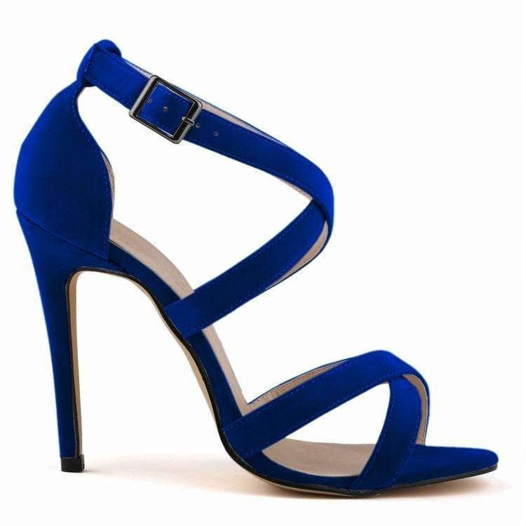 Jimmy Hoo Accessories RoyalBlue Criss Cross Sandals - Multiple Colors