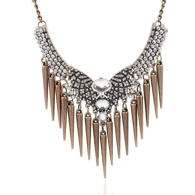 Aint Laurent Accessories Bisque Waterfall Necklace - Two Colors