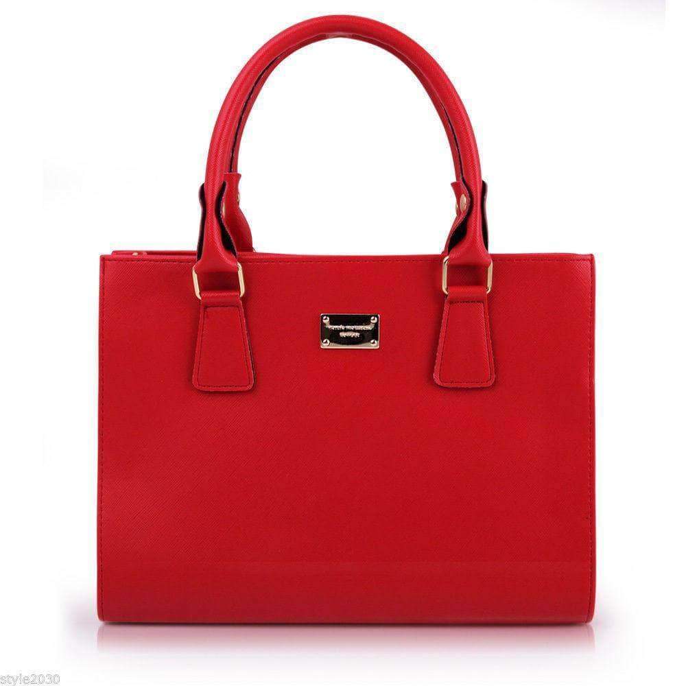 Aint Laurent Accessories Red Structured Handbag - Multiple Colors