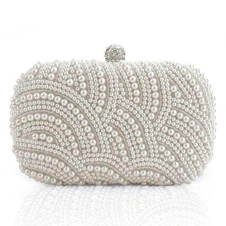 Aint Laurent Accessories SeaShell Pearl Evening Purse - Multiple Colors