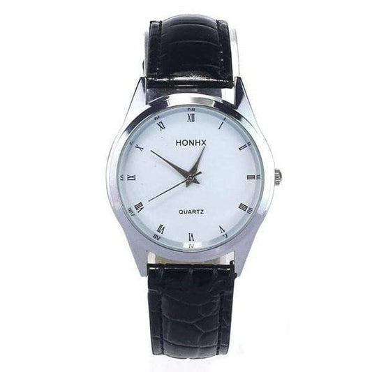 Aint Laurent Accessories Silver Leather Strap Wristwatch - Multiple Colors