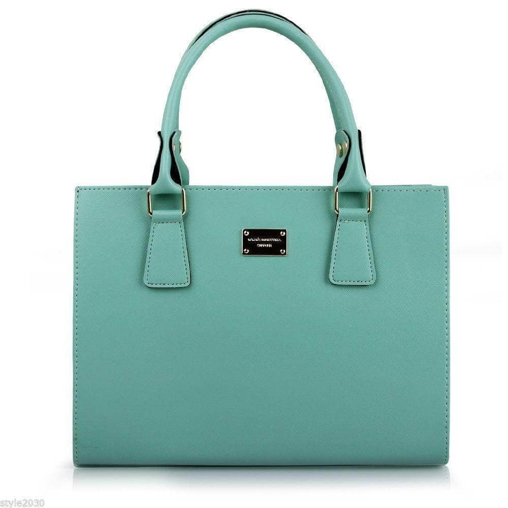 Aint Laurent Accessories Turquoise Structured Handbag - Multiple Colors
