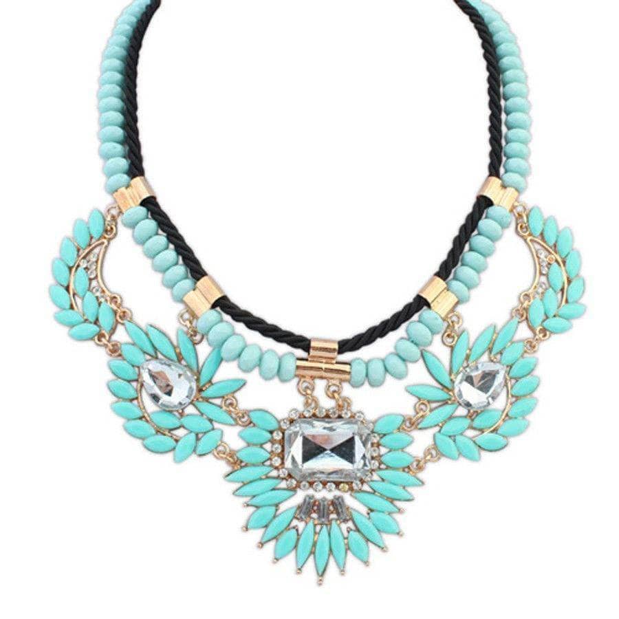 Aint Laurent Accessories Turquoise Tribal Necklace - Multiple Colors