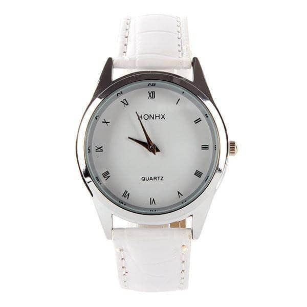 Aint Laurent Accessories White Leather Strap Wristwatch - Multiple Colors