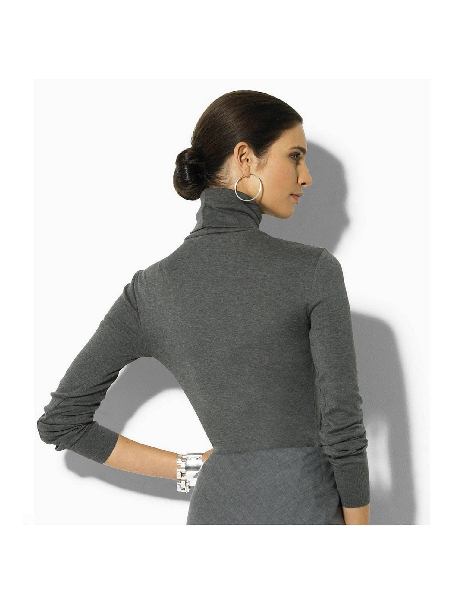 annabelle-demo1 Tops XS / Gray Cashmere Longsleeve Top